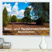 Moor- und Heidelandschaften Niedersachsen (Premium, hochwertiger DIN A2 Wandkalender 2022, Kunstdruck in Hochglanz)