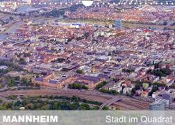 Mannheim - Stadt im Quadrat (Wandkalender 2022 DIN A4 quer)