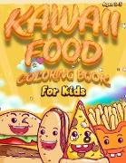 Kawaii Food Coloring Book For Kids