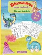 Dinosaures pour enfants - Livre de coloriage