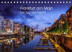 Frankfurt am Main bei Tag und Nacht (Tischkalender 2022 DIN A5 quer)