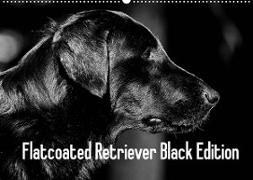 Flatcoated Retriever Black Edition (Wandkalender 2022 DIN A2 quer)