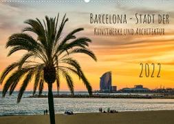 Barcelona - Stadt der Kunstwerke und Architektur (Wandkalender 2022 DIN A2 quer)