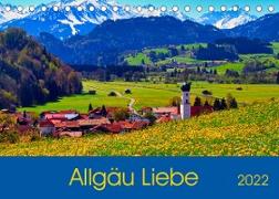 Allgäu Liebe (Tischkalender 2022 DIN A5 quer)