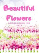 Beautiful Flowers COLORING BOOK FOR GIRLS