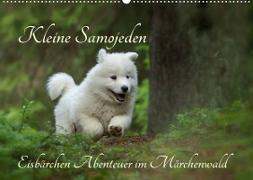 Kleine Samojeden - Eisbärchen Abenteuer im Märchenwald (Wandkalender 2022 DIN A2 quer)
