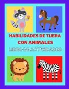 Libro de actividades de tijeras con animales