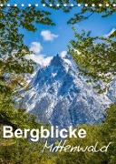 Bergblicke - Mittenwald (Tischkalender 2022 DIN A5 hoch)