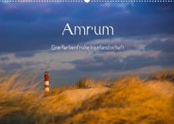 Amrum - Eine farbenfrohe Insellandschaft (Wandkalender 2022 DIN A2 quer)