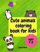 Cute animals coloring book for kids