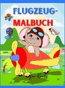 Flugzeug-Malbuch für Kinder