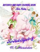 Butterfly And Fairy Coloring Book For Kids