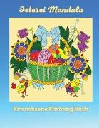 Osterei Mandala Erwachsene Färbung Buch