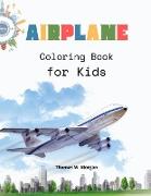 Airplane Coloring Book for Kids