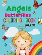 Angels & Butterflies Coloring Book For Kids