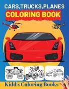 Cars,Trucks,Planes Coloring Book