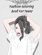 Fashion Coloring Book For Teens