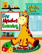 Fun Alphabet Learning Coloring Book for kids Ages 3-5