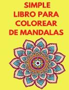 Simple Libro para Colorear de Mandalas
