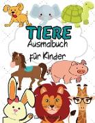 Tiere Ausmalbuch für Kinder