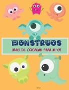 Monstruos libro para colorear para niños