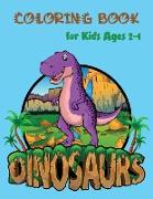 Dinosaurs Coloring Book for Kids Ages 2-4: Volcano and Dinosaur Boys Book age 4Large Coloring Book for ToddlersGreat Gift for Boys & Girls Ages 4-8Fir