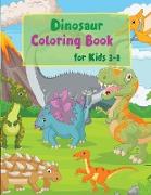 Dinosaur Coloring Book for Kids 3-8