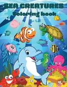 Sea Creatures Coloring book For Kids