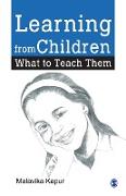 Learning from Children What to Teach Them