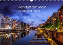 Frankfurt am Main bei Tag und Nacht (Wandkalender 2022 DIN A3 quer)