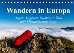 Wandern in Europa (Tischkalender 2022 DIN A5 quer)