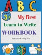 Alphabet Handwriting Practice workbook for kids: Trace letters Preschool writing Workbook with Sight words for Pre K Kindergarten and Kids Ages 3-5 AB