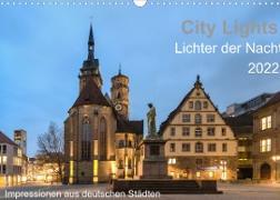 City Lights - Lichter der Nacht (Wandkalender 2022 DIN A3 quer)