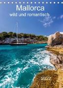 Mallorca - wild und romantisch (Tischkalender 2022 DIN A5 hoch)