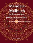 Mandala-Malbuch für Ältere Person