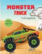 Monster Truck Coloring Book for Kids