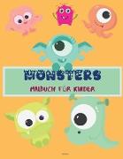 Monsters Malbuch für Kinder