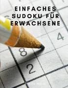 Leichtes Sudoku - Spiel Gehirn für Erwachsene