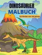 Dinosaurier Malbuch für Kinder von 4-8 Jahren