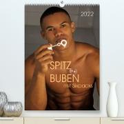 Spitzbuben mit Sixpacks 2022 (Premium, hochwertiger DIN A2 Wandkalender 2022, Kunstdruck in Hochglanz)