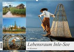 Lebensraum Inle-See in Myanmar (Wandkalender 2022 DIN A2 quer)