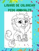 Libros de colorear pedo animales