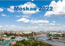 Moskau 2022 (Wandkalender 2022 DIN A2 quer)