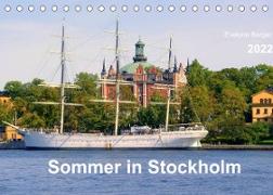 Sommer in Stockholm 2022 (Tischkalender 2022 DIN A5 quer)