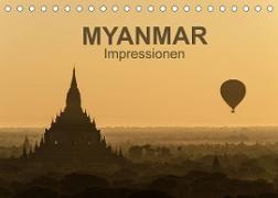 Myanmar - Impressionen (Tischkalender 2022 DIN A5 quer)