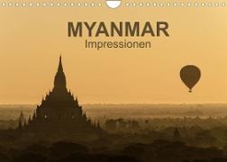 Myanmar - Impressionen (Wandkalender 2022 DIN A4 quer)