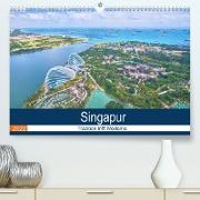 Singapur - Tradition trifft Moderne (Premium, hochwertiger DIN A2 Wandkalender 2022, Kunstdruck in Hochglanz)