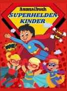 Ausmalbuch Superhelden Kinder