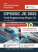 UPSSSC JE Civil Engineering (Paper II) Concerned Subject (Civil and Structural) Exam 2023 - 10 Full Length Mock Tests (1200 Solved Questions) with Free Access to Online Tests