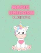 Magic Unicorn Coloring book